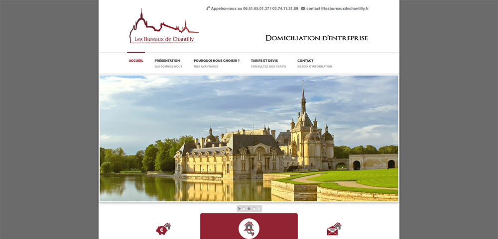 site Bureaux de Chantilly